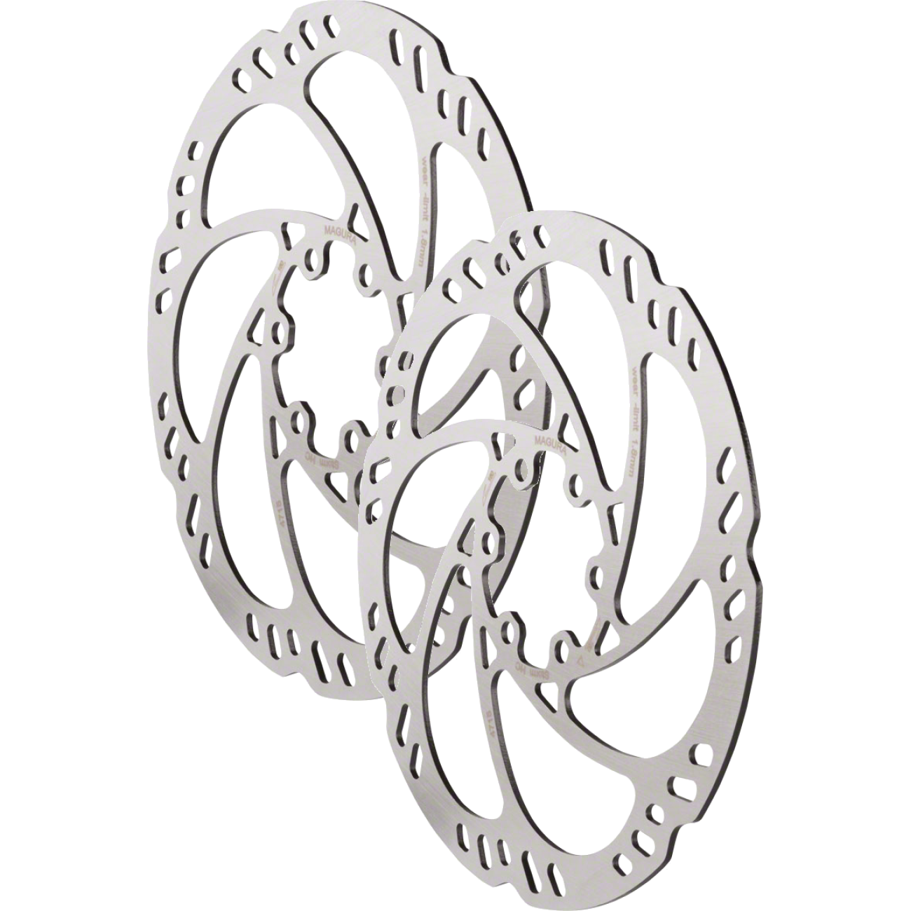 Комплект из 2-х точно обработанных роторов Magura Storm HC с 6 болтами толщиной 160 мм толщиной 20 мм 16390₽