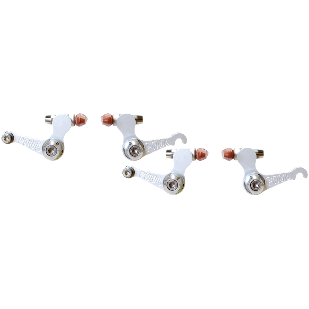 Paul Neo-Retro Silver Cantilever Brake Set Machined Aluminum