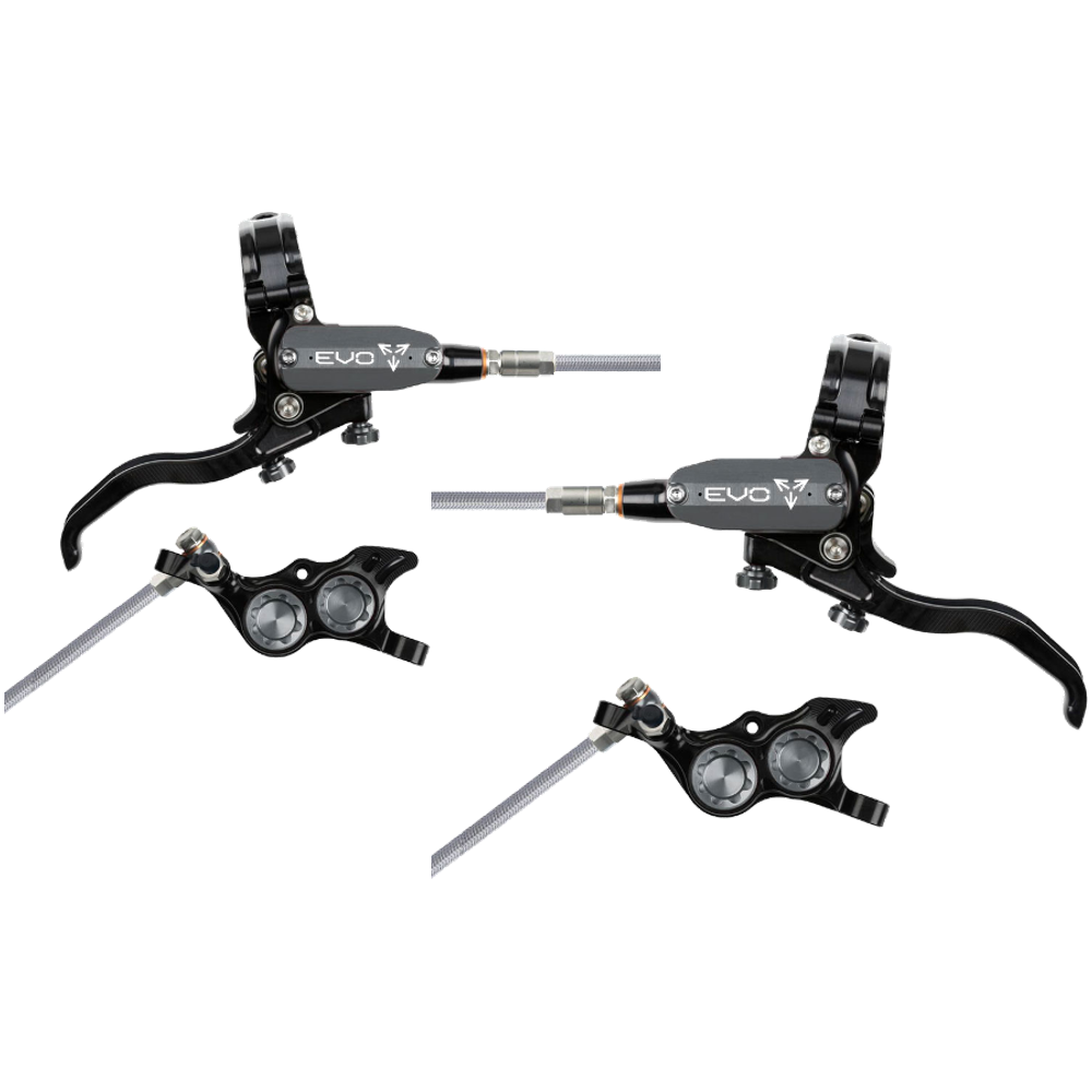 Hope EVO TR4 Hydraulic Disc Brake and Lever Set - 4-Piston, Post