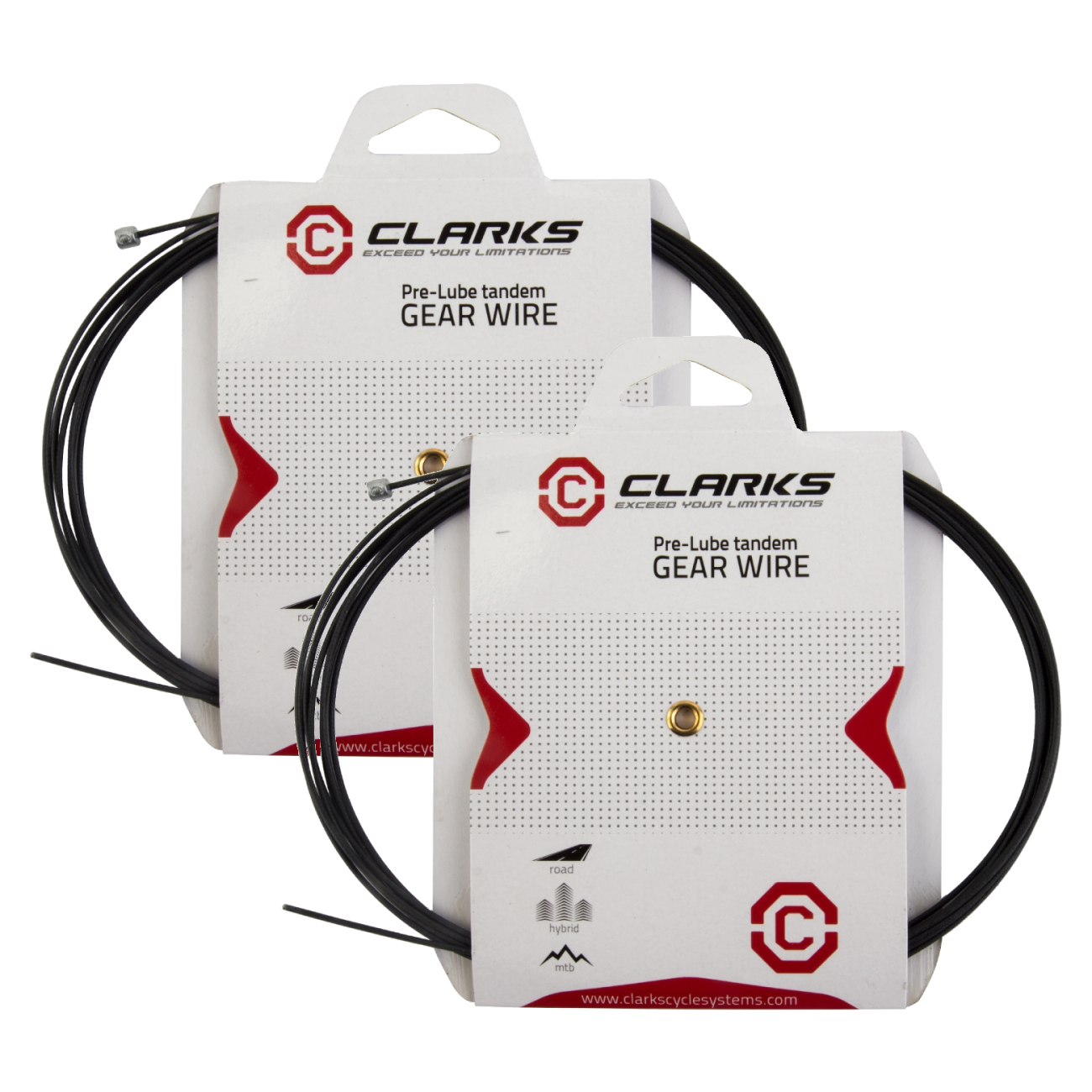 Clarks-Galvanized-Teflon-Gear-Wire-Derailleur-Inner-Cable-Mountain-Bike-Road-Bike_DRCA0061PO2