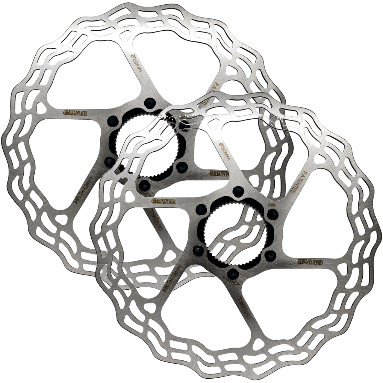 Galfer 160mm Centerlock Wave Disc Brake Rotors - High Carbon 