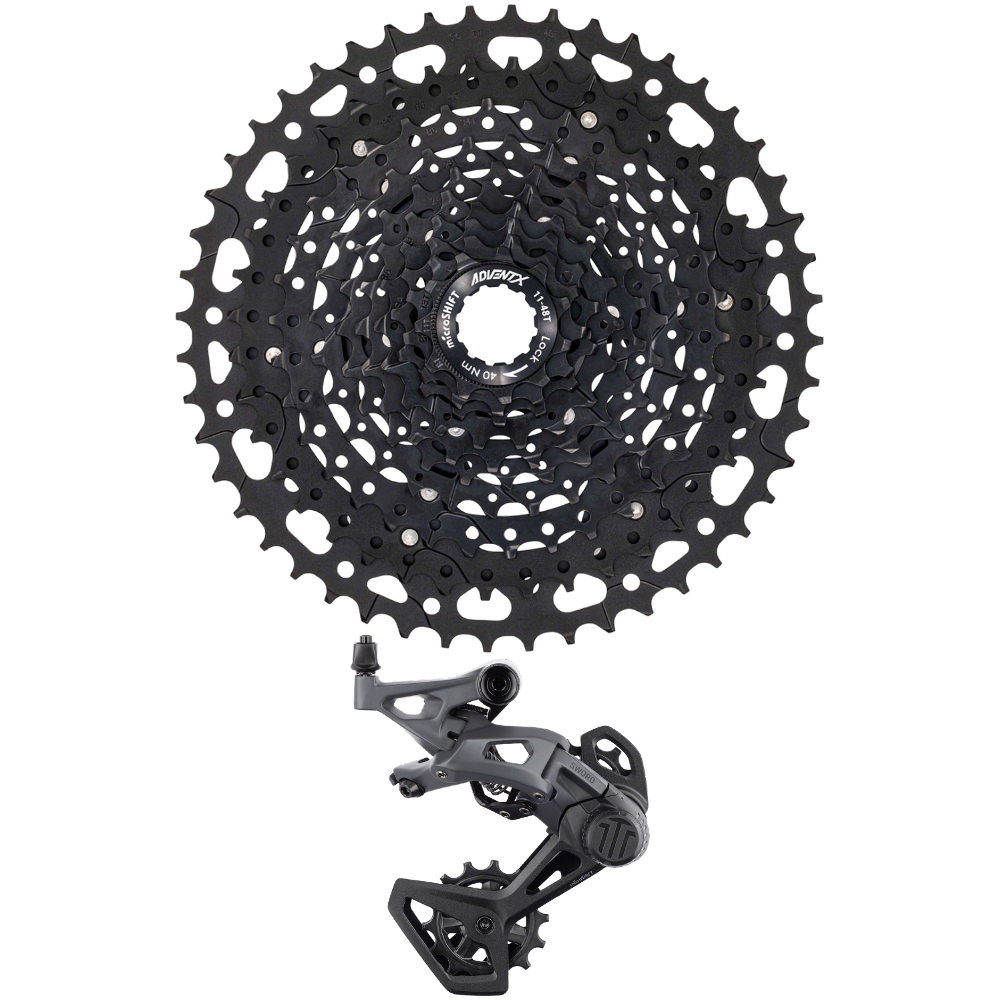 microSHIFT Advent X 10-Speed Gear Bundle with Cassette & Rear