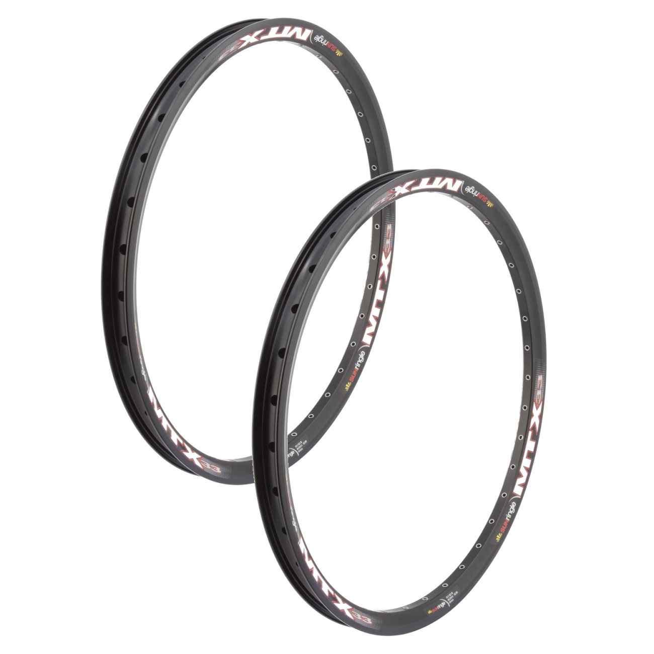 Pack of 2 MTX-33 Sun Ringle 24in MTX-33 Black 36 | eBay
