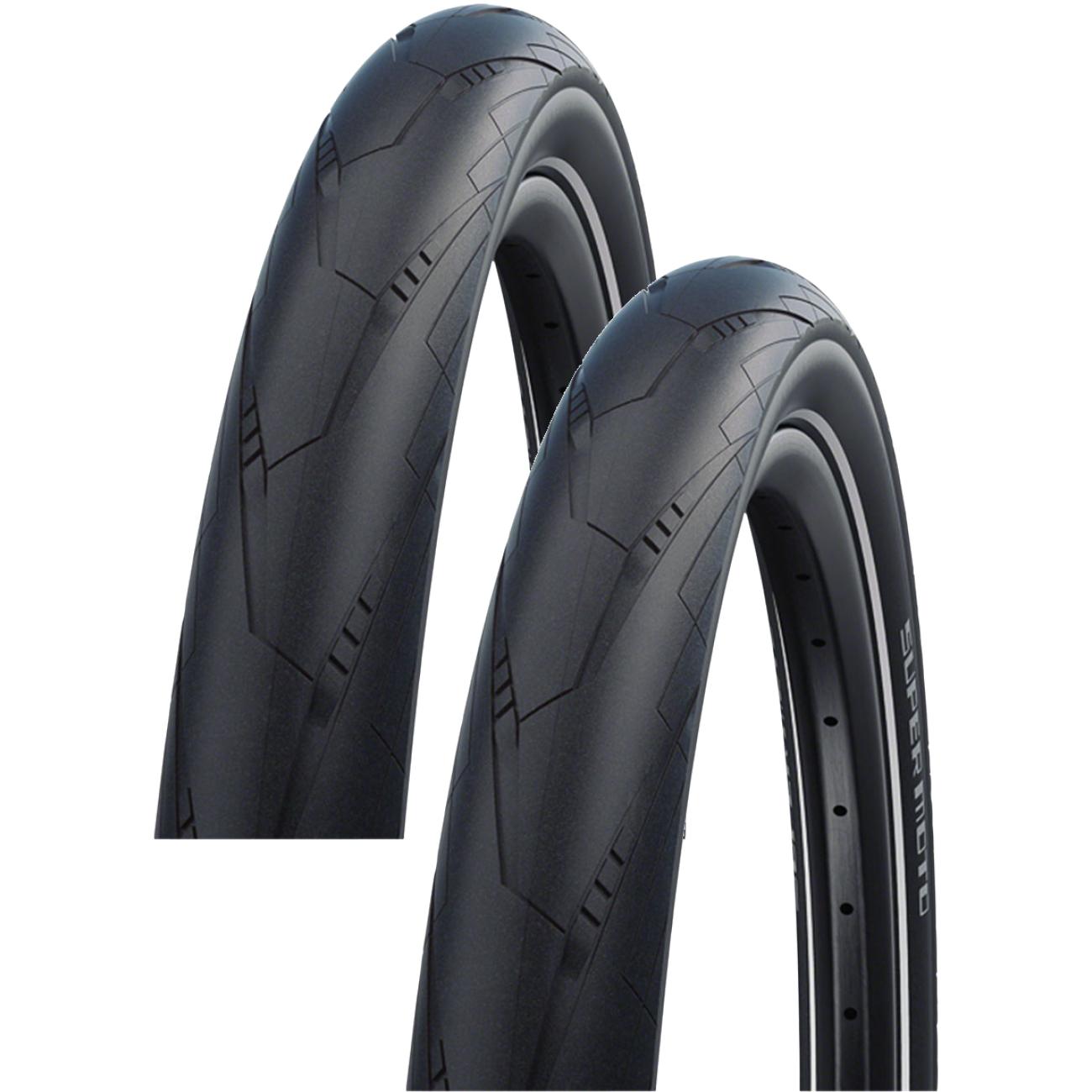 2 Pack Schwalbe Super Moto Tire 27.5 x 2.4 Clincher Wire Addix