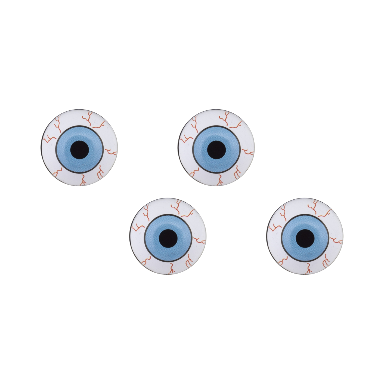 Pack of 2 Trik Topz Valve Caps Eyeballs BlkBlue SV 3490₽